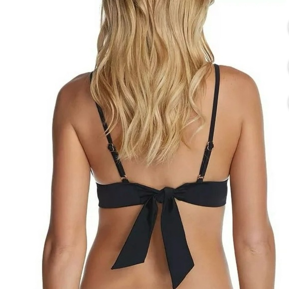NWT RAISINS Cali Solids Anya Bikini Top - Picture 2 of 6
